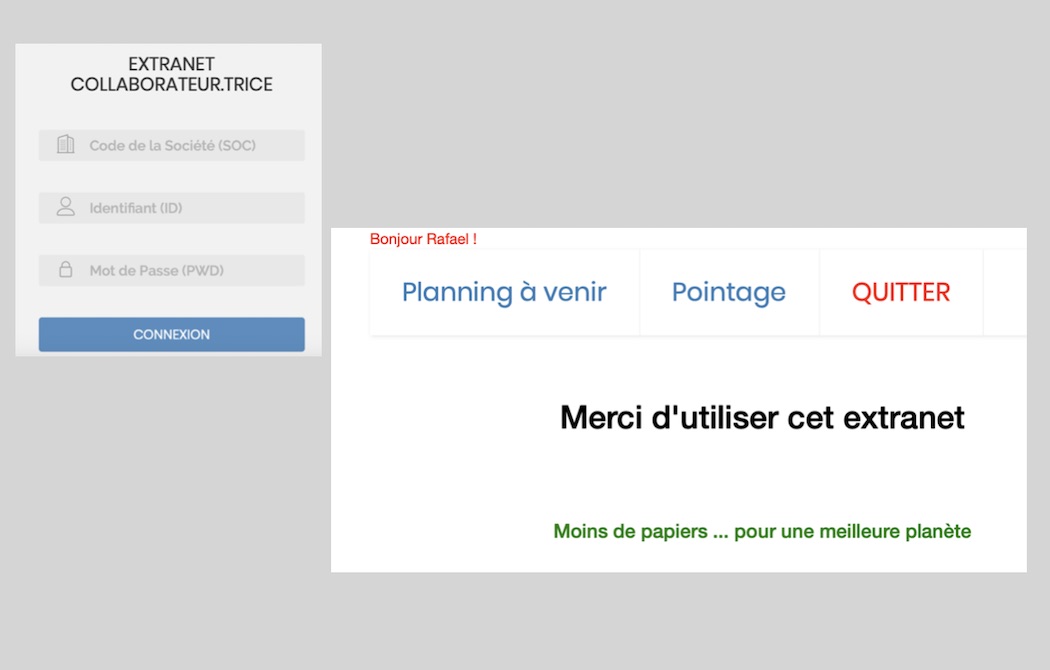extranet collaborateur nettoyage, propreté