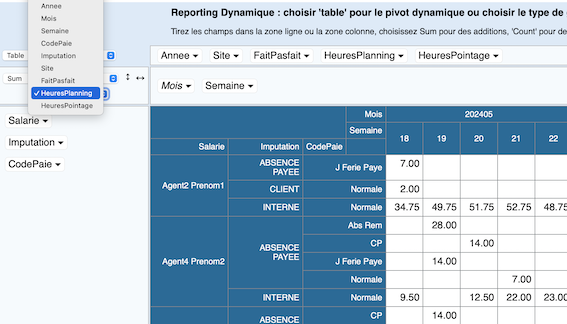 Calculez et exporter simplement les variables de la paie de l'entreprise de nettoyage